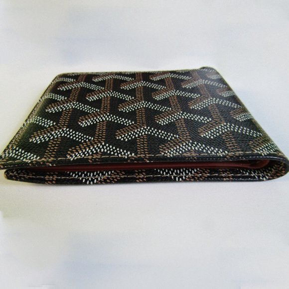 Authentic 2006 Goyard Bifold Wallet Black & Tan - Picture 11 of 16